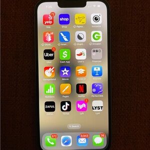 iPhone 14 with TikTok app installed